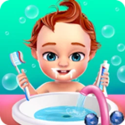Значок Sweet Newborn Baby Girl: Daycare & Babysitting Fun